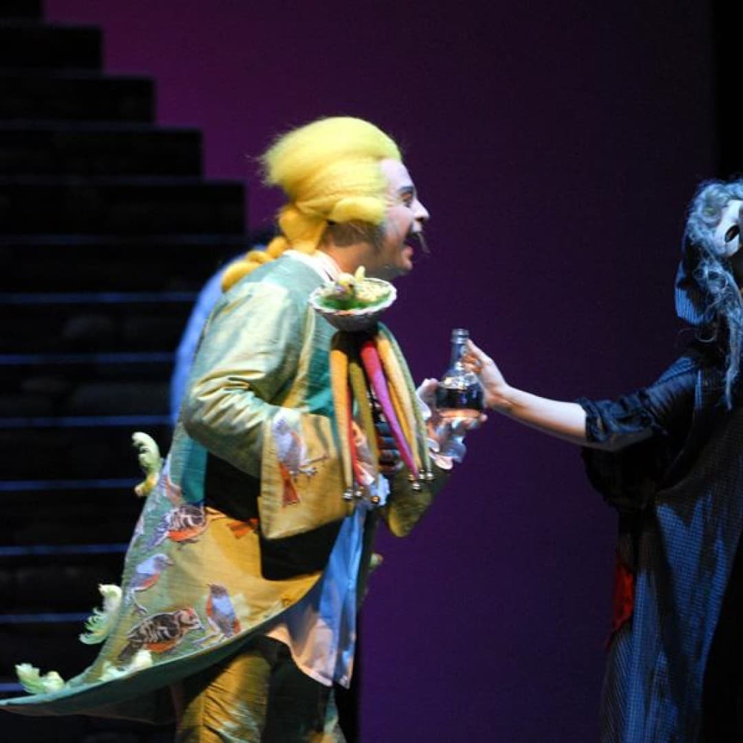 Markus Brück as Papageno, Martina Welschenbach as Papagena
Bettina Stöß