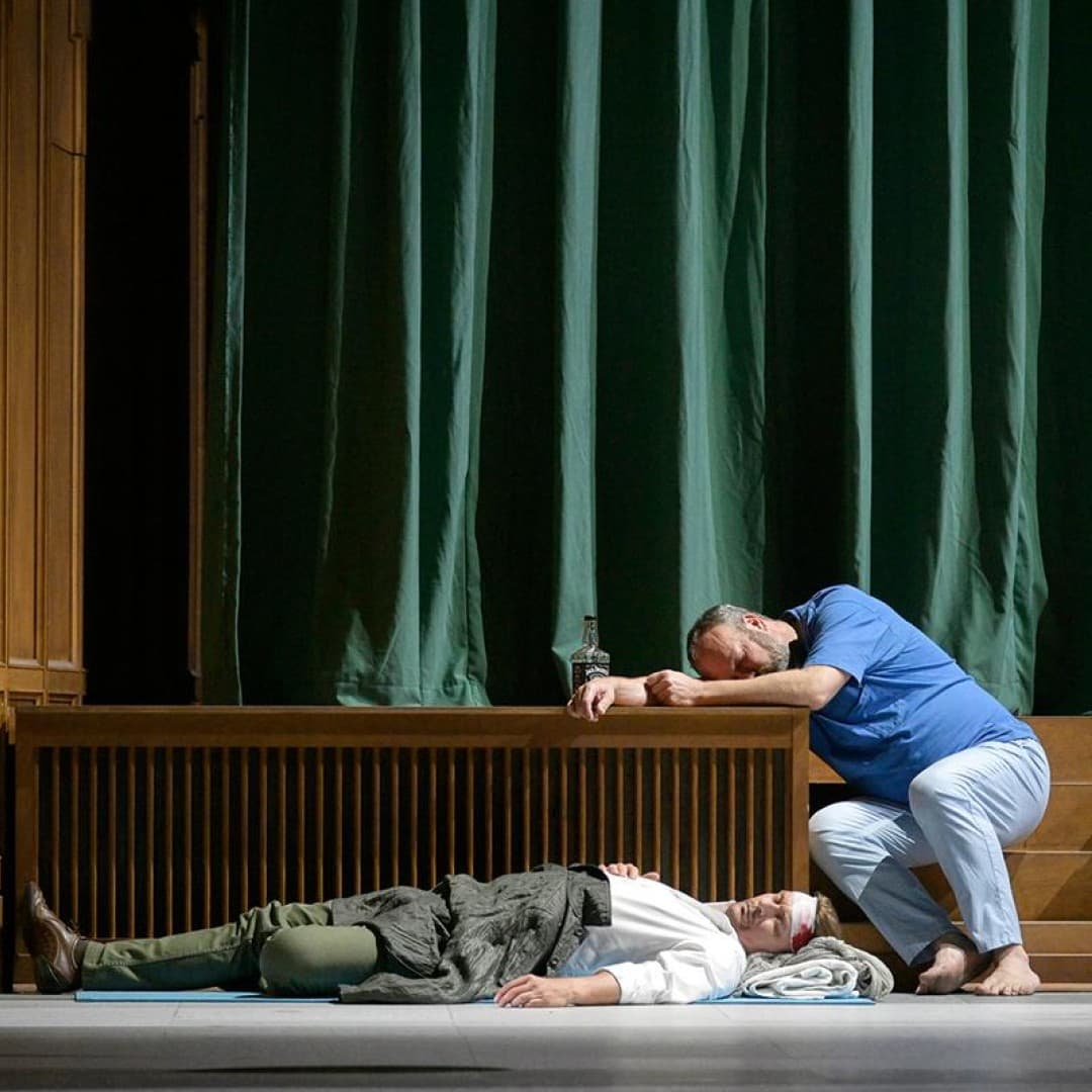 Klaus Florian Vogt as Walther von Stolzing, Johan Reuter as Hans Sachs
Thomas Aurin