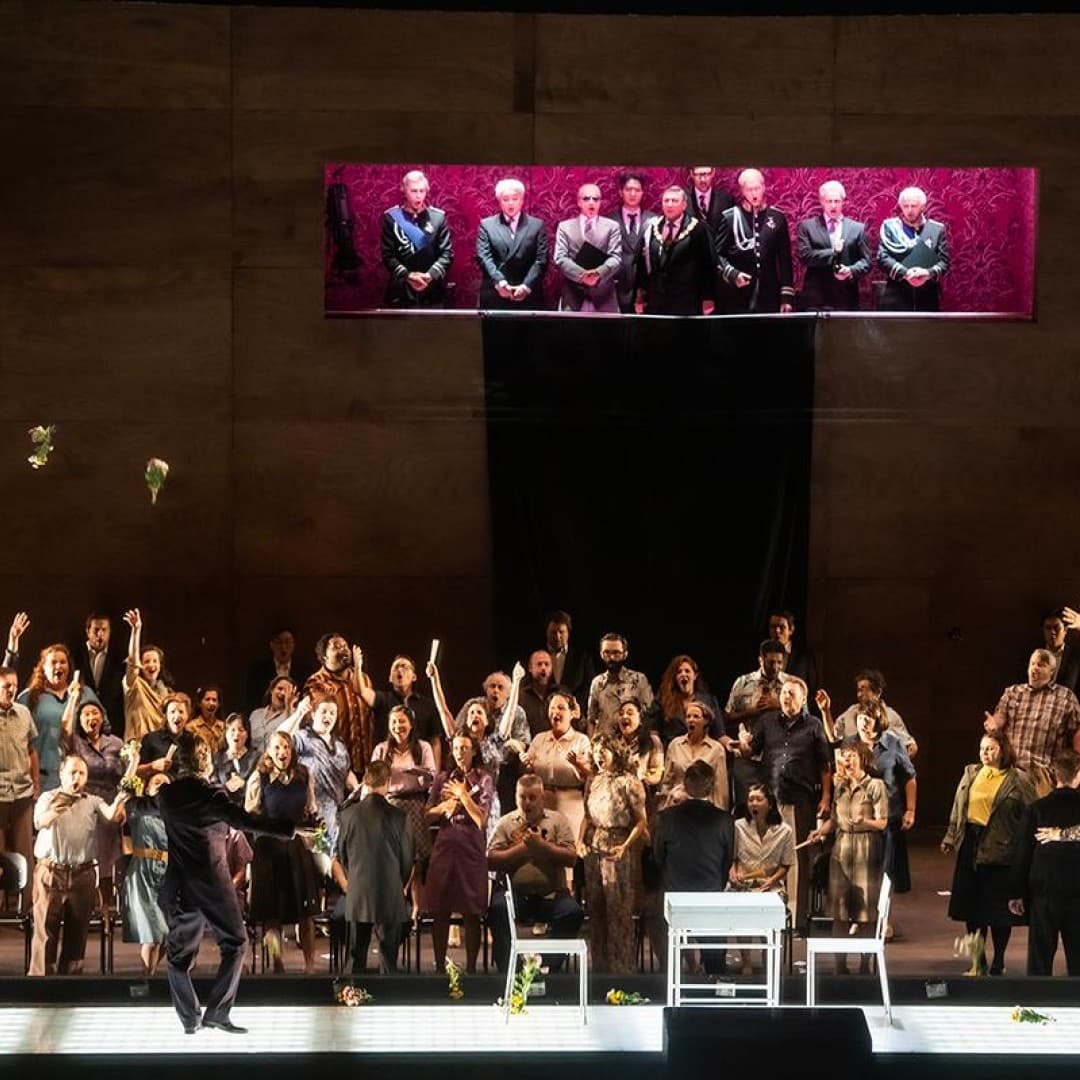 Martin Muehle as Calaf, Catherine Foster as Turandot, the Chorus of the Deutsche Oper Berlin
Bettina Stöß