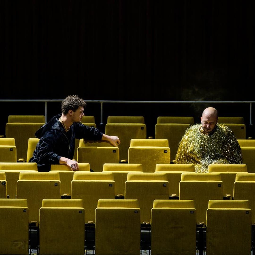 Patrick Guetti as Sparafucile, Roman Burdenko as Rigoletto
Bettina Stöß