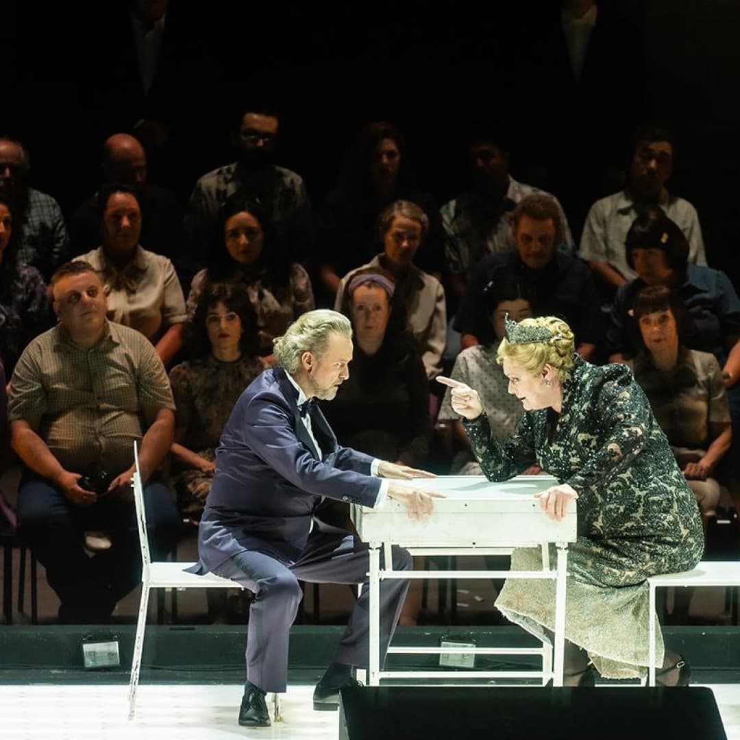 Martin Muehle as Calaf, Catherine Foster as Turandot
Bettina Stöß