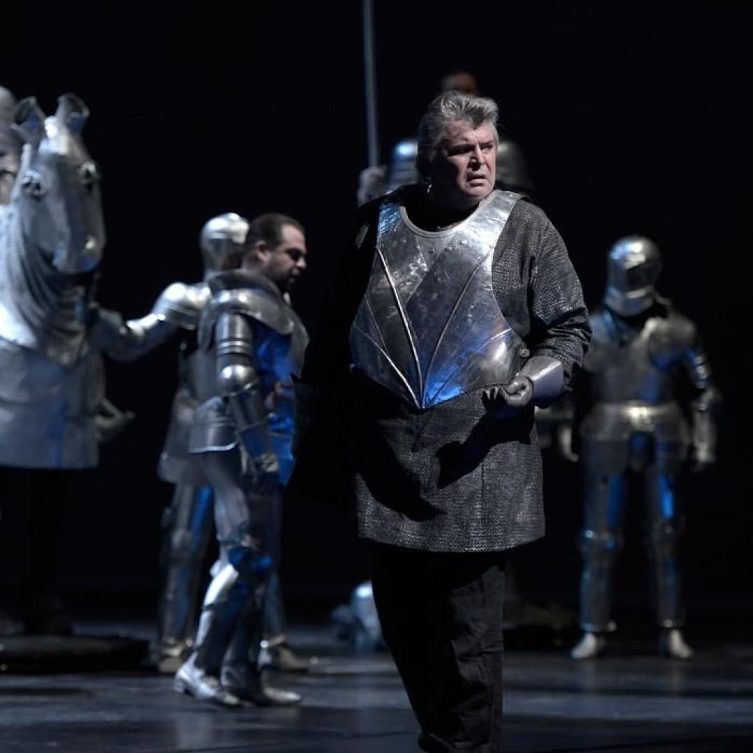 Ain Anger as Hermann, Markus Brück as Wolfram, Peter Seiffert as Tannhäuser
Bettina Stöß